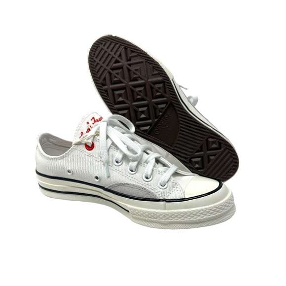 COPY - Converse Chuck 70 OX Sneakers Low Casual White Canvas Skate Shoes Women … - Picture 8 of 10